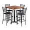 Holland Bar Stool Co Outdoor 400 Jackie 25 in. Counter Stool with Black Wrinkle Finish OD400 - alternate 2